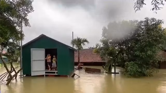 Nhà chống lũ phát huy hiệu quả trong cơn lũ vừa qua.