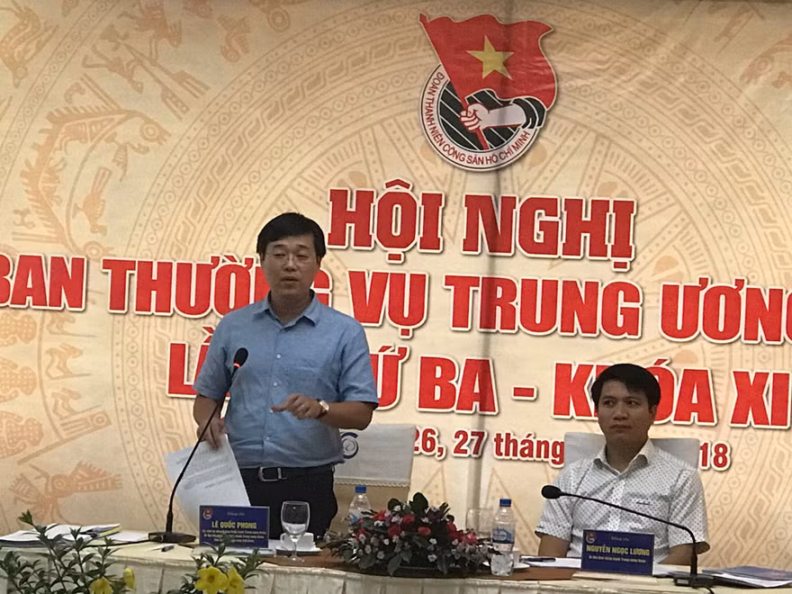 Bí thư thứ nhất T.Ư Đoàn Lê Quốc Phong yêu cầu, việc giáo dục lý tưởng, đạo đức phải luôn trong suy nghĩ của mỗi cán bộ Đoàn.