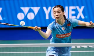 Thùy Linh thắng nhọc đối thủ ngoài Tốp 100, vào chung kết giải cầu lông Vietnam Open