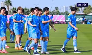U23 Việt Nam bắt đầu quá trình chuẩn bị cho trận bán kết bằng buổi tập siêu đặc biệt