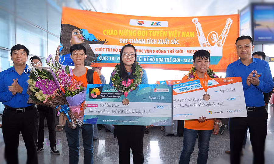 Việt Nam giành 3 HCĐ thi tin học văn phòng, thiết kế đồ hoạ thế giới ảnh 5