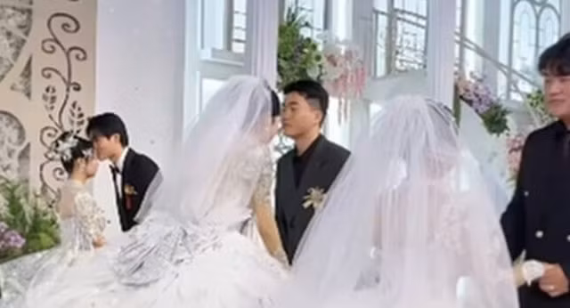 Anh em sinh ba cưới cùng ngày gây sốt mạng xã hội