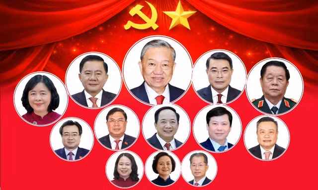 Chi tiết nhân sự Ban Bí thư Trung ương Đảng khoá XIV