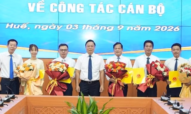 Công bố nhân sự lãnh đạo các Sở ở Huế