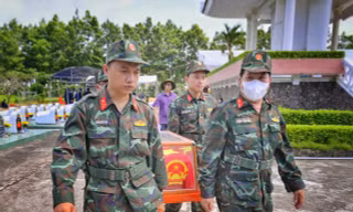 An Giang và Cần Thơ hoàn thành đợt đầu lấy mẫu hài cốt liệt sĩ giám định ADN