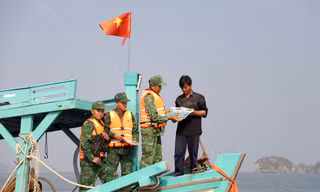 Lính Biên phòng giữ bình yên biên giới