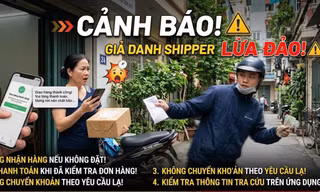 Cơ quan công an cảnh báo tình trạng giả danh shipper để lừa đảo chiếm đoạt tài sản.