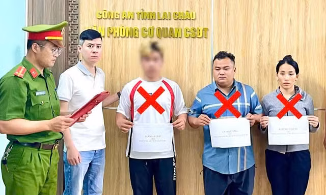 các đối tượng tại cơ qan điều tra