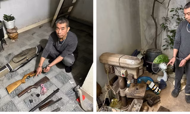 Cựu vận động viên bắn súng chế tạo, mua bán vũ khí quân dụng 