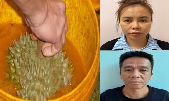 Hai đối tượng buôn lậu hơn 7.000 sản phẩm thuốc nhúng quả sầu riêng