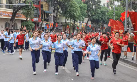 Hơn 1,3 triệu người trên cả nước tham gia Ngày chạy Olympic 2026, Vì sức khỏe toàn dân, Vì an ninh Tổ quốc