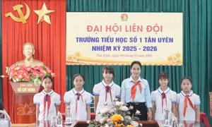 Tổ chức Đại hội Đội sau sắp xếp trường học: Không lập Liên đội riêng tại phân hiệu, điểm trường