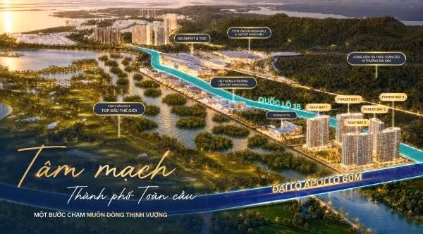 Vị thế tâm điểm bốn dòng chuyển động của thành phố mới tạo sức hút riêng cho Golf Bay 2 ảnh 1