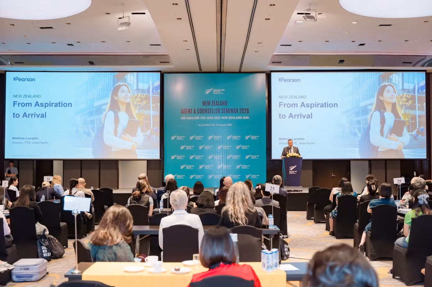 New Zealand Agent and Counsellor Seminar 2026 kết nối các tổ chức giáo dục New Zealand và Việt Nam.