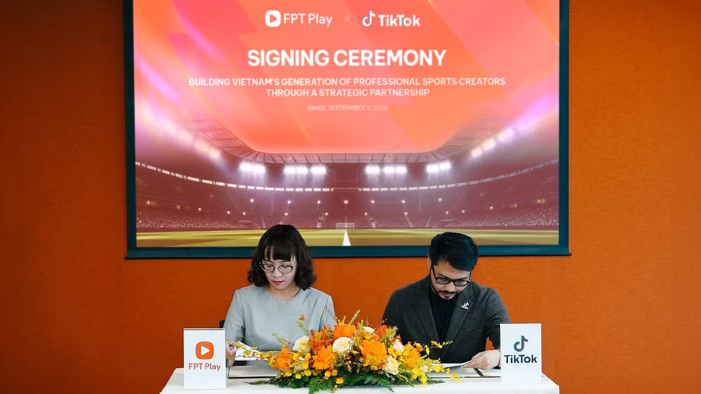 Hướng hợp tác mới giữa FPT Play và TikTok hứa hẹn mở ra hướng quảng bá và tiếp cận mới đối với các nội dung thể thao chất lượng cao đến khán giả Việt Nam. (Ảnh: FPT Play)