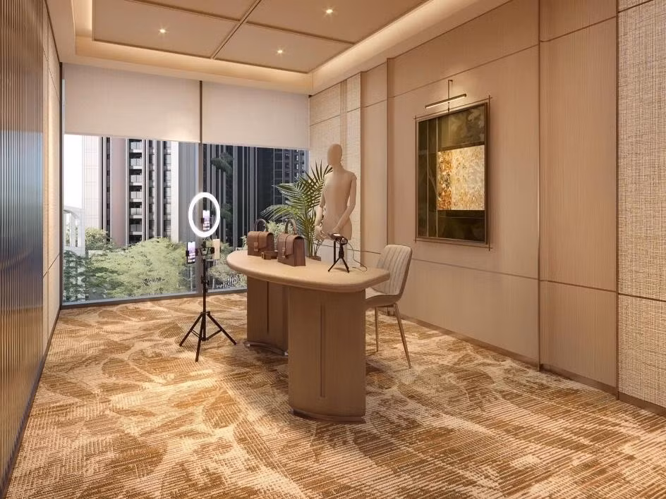 Không gian Creative Studio tại Imperia Sensa Park dành cho các hoạt động sáng tạo nội dung như podcast, livestream của giới trẻ