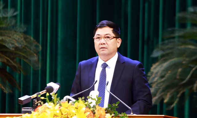Bí thư Tỉnh ủy Bắc Ninh Nguyễn Hồng Thái kết luận hội nghị tổng kết công tác lãnh đạo của Tỉnh ủy Bắc Ninh.