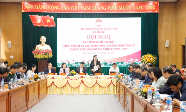 Mặt trận tổ Quốc tỉnh Bắc Ninh tổ chức hiệp thương người ứng cử đại biểu Quốc hội và HĐND tỉnh.