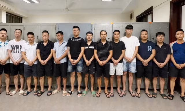 Các đối tượng liên quan vụ án. Ảnh: Công an tỉnh Bắc Ninh.