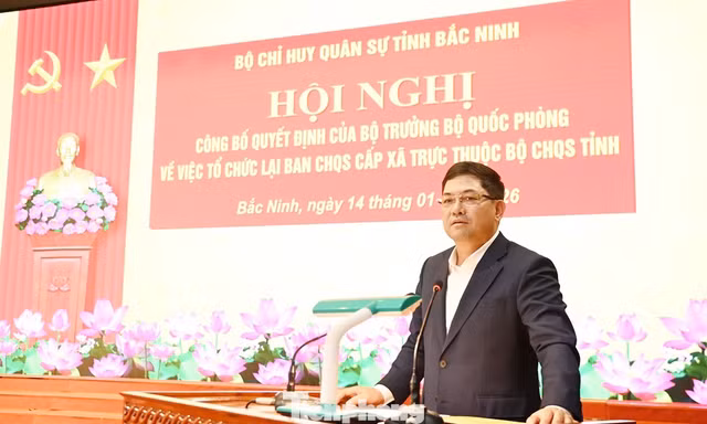 Bí thư Tỉnh ủy Bắc Ninh Nguyễn Hồng Thái phát biểu tại hội nghị.