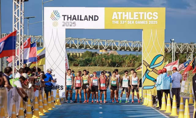 Sốc: Đường chạy marathon SEA Games 33 chỉ được đo đạc trước vài ngày