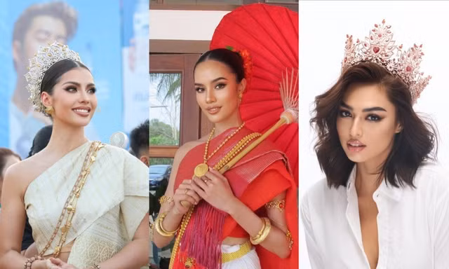 Chiêm ngưỡng dàn Hoa hậu 'đỉnh nóc, kịch trần' của Thái Lan cầm biển dẫn đoàn trong Lễ khai mạc SEA Games 33