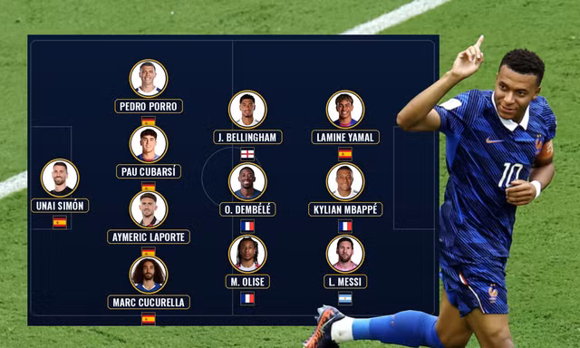 Rodri, Haaland vắng mặt trong đội hình tiêu biểu World Cup 2026 của IFFHS