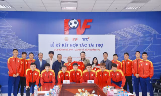 CLB PVF - CAND ký thỏa thuận quan trọng, thúc đẩy phát triển bóng đá bền vững