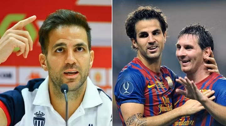 Fabregas từng sát cánh với Messi trong màu áo Barca 