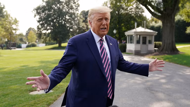 Tổng thống Mỹ Trump. Ảnh: Reuters