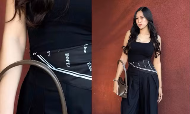 Khăn lụa buộc hông giúp trang phục mùa Hè thêm sang mà không cần mua sắm mới