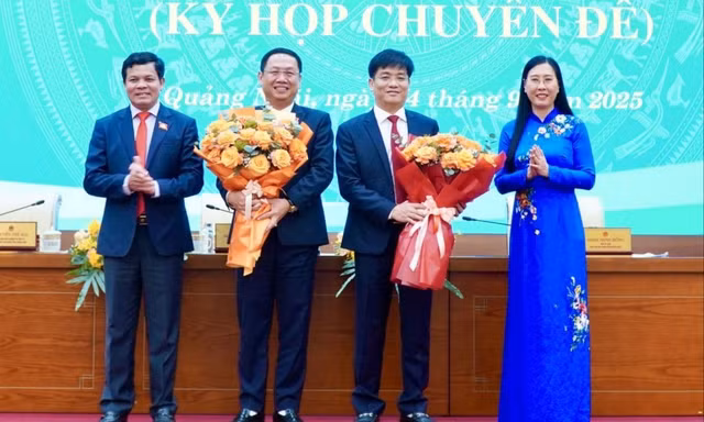 Phê chuẩn 2 Bí thư Đảng ủy xã giữ chức Phó Chủ tịch tỉnh Quảng Ngãi