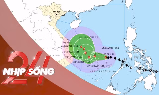 NHỊP SỐNG 24: Miền Trung bị tác động thế nào bởi bão số 15?