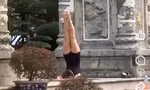 Vụ cô gái tập Yoga phản cảm trên chùa Linh Ứng, nhà chùa nói gì?