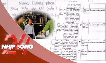 NHỊP SỐNG 24: Công bố 27 loại nước yến giả
