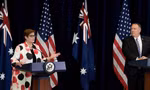 Ngoại trưởng Úc Marise Payne (trái) và Ngoại trưởng Mỹ Mike Pompeo tại cuộc họp báo chung. (Ảnh: Reuters)