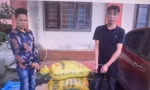 Các đối tượng cùng tang vật (ảnh: H.T)