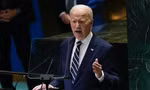 Tổng thống Mỹ Joe Biden phát biểu trước Đại hội đồng Liên Hợp Quốc ngày 24/9. (Ảnh: AP)