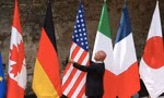 Cờ của G7 tại thượng đỉnh ở Ý vào tháng 5/2017. (Ảnh: Reuters)