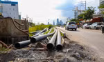 Thi công mở rộng 2,5km đường Lương Định Của: Vẫn ngổn ngang sau 9 năm