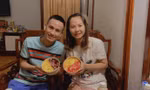 Vợ chồng anh Thành, chị Huệ hạnh phúc đời thường