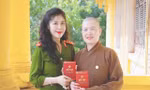 Tăng ni sinh Học viện Phật giáo Hà Nội tham gia kích hoạt tài khoản định danh điện tử