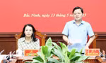 Lãnh đạo tỉnh Bắc Giang và Bắc Ninh họp bàn về chuẩn bị Văn kiện Đại hội Đảng bộ.
