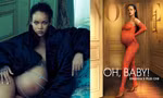 Bà bầu tỷ phú Rihanna gần như khỏa thân trên tạp chí danh tiếng