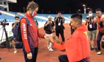 Ngôi sao Việt Nam giành HCV SEA Games 31, cầu hôn bạn gái giữa Mỹ Đình