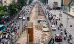 Cầu vượt chữ C tại Hà Nội: Vẫn ngổn ngang sau hơn nửa năm thi công