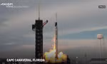 Tên lửa đưa tàu chở 4 người lên ISS từ cảng vũ trụ ở Florida ngày 21/5. (Ảnh: AP)
