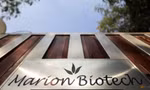 Logo của hãng dược Ấn Độ Marion. (Ảnh: Reuters)