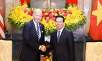 Chủ tịch nước Võ Văn Thưởng tiếp Tổng thống Mỹ Joe Biden. ̣Ảnh: Nhật Minh)