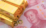 Người Trung Quốc tăng cường mua vàng khi đồng nhân dân tệ yếu đi. (Ảnh: Bloomberg)